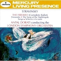 Stravinsky The Firebird Fireworks Song Of The Nightingale Dorati артикул 9872b.