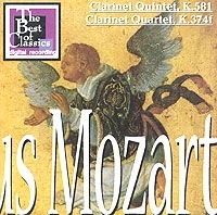 Wolfgang Amadeus Mozart Clarinet Quintet, K 581 Clarinet Quartet, K 374f артикул 9882b.