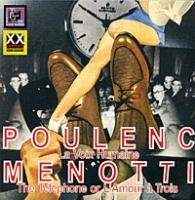 Francis Poulenc La Voux Numanie Menotti The Telephone Or L'amora Trois артикул 9909b.