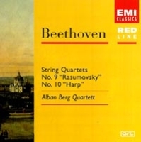 Beethoven String Quartets No 9 `Rasumovsky`, No 10 `Harp` артикул 9949b.